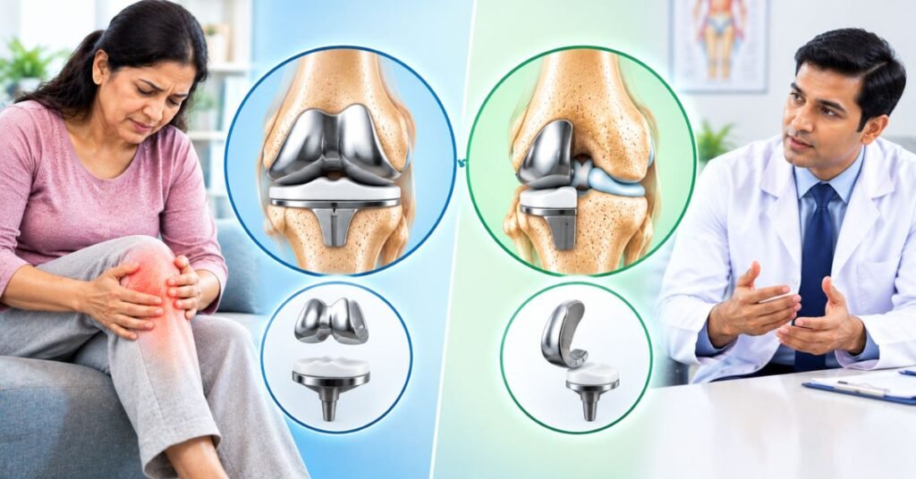 Total Knee Replacement vs Partial Knee Replacement